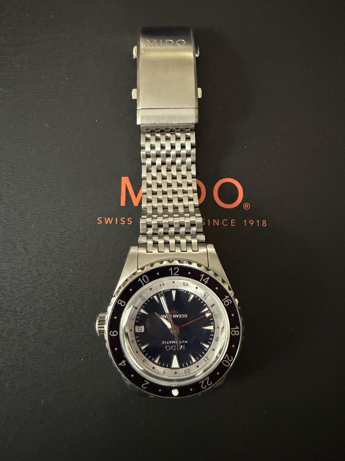Mido Automatic Ocean Star GMT 40.5mm Blue Dial Men’s Watch M026.829.18.041.00