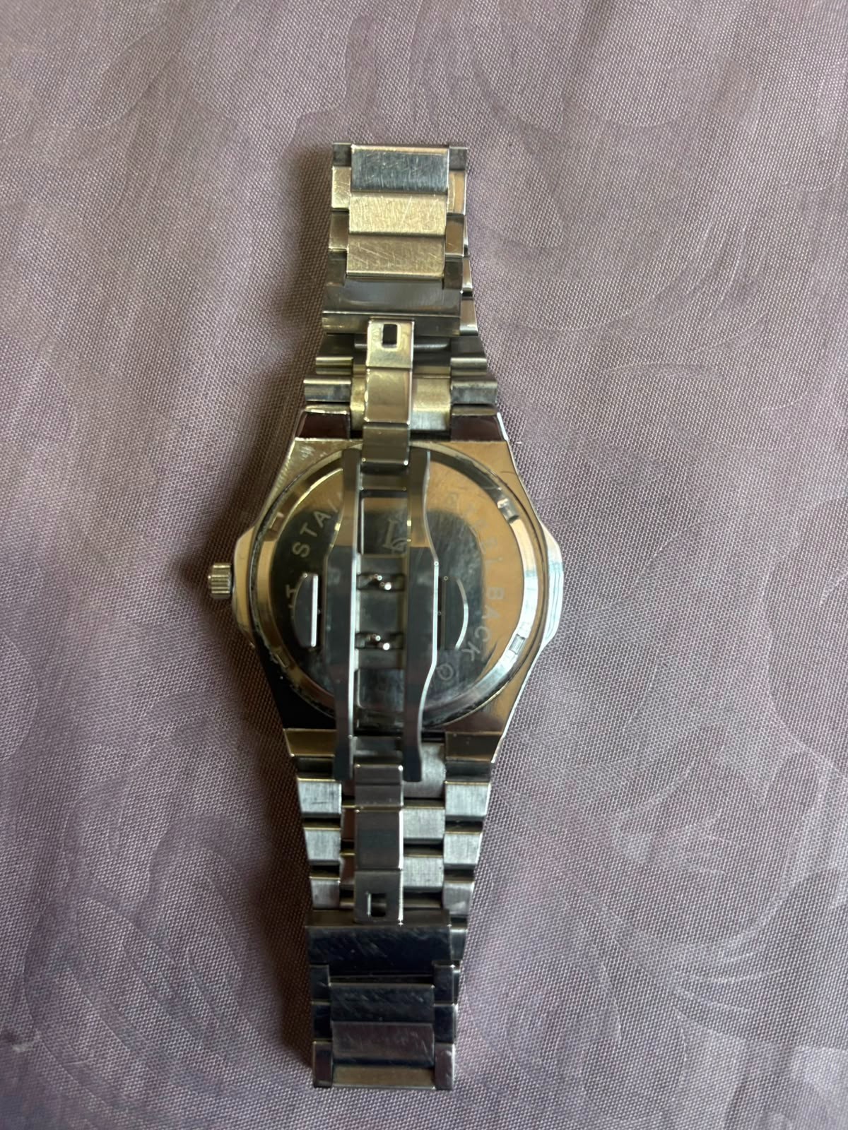Louis Rivel 5209M man’s Quarts Watch silver dial stainless steel 3ATM working
