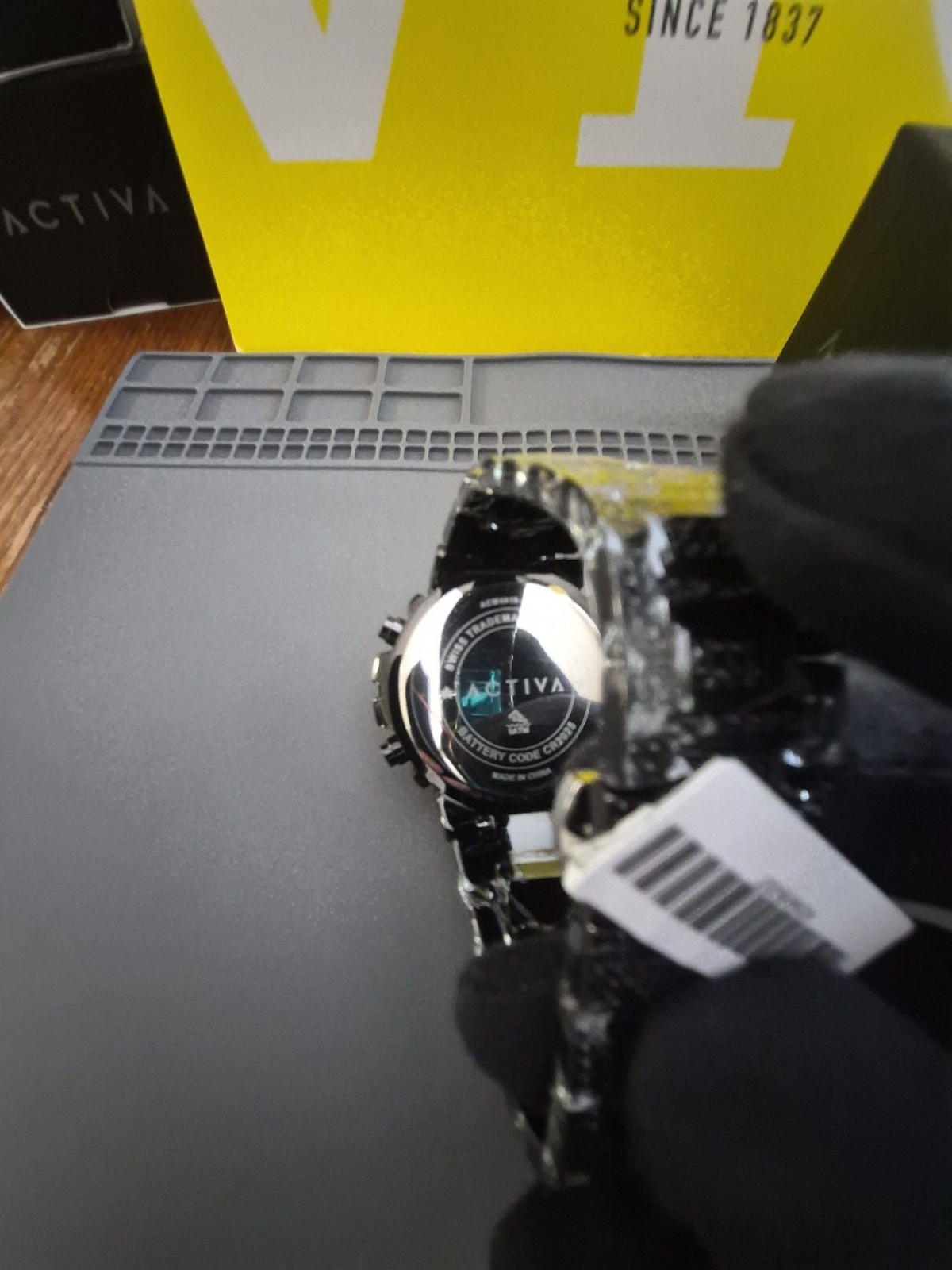 Invicta Activa Soluna ACW4019-007 Black Crystal Digital Unisex Watch 44.5mm