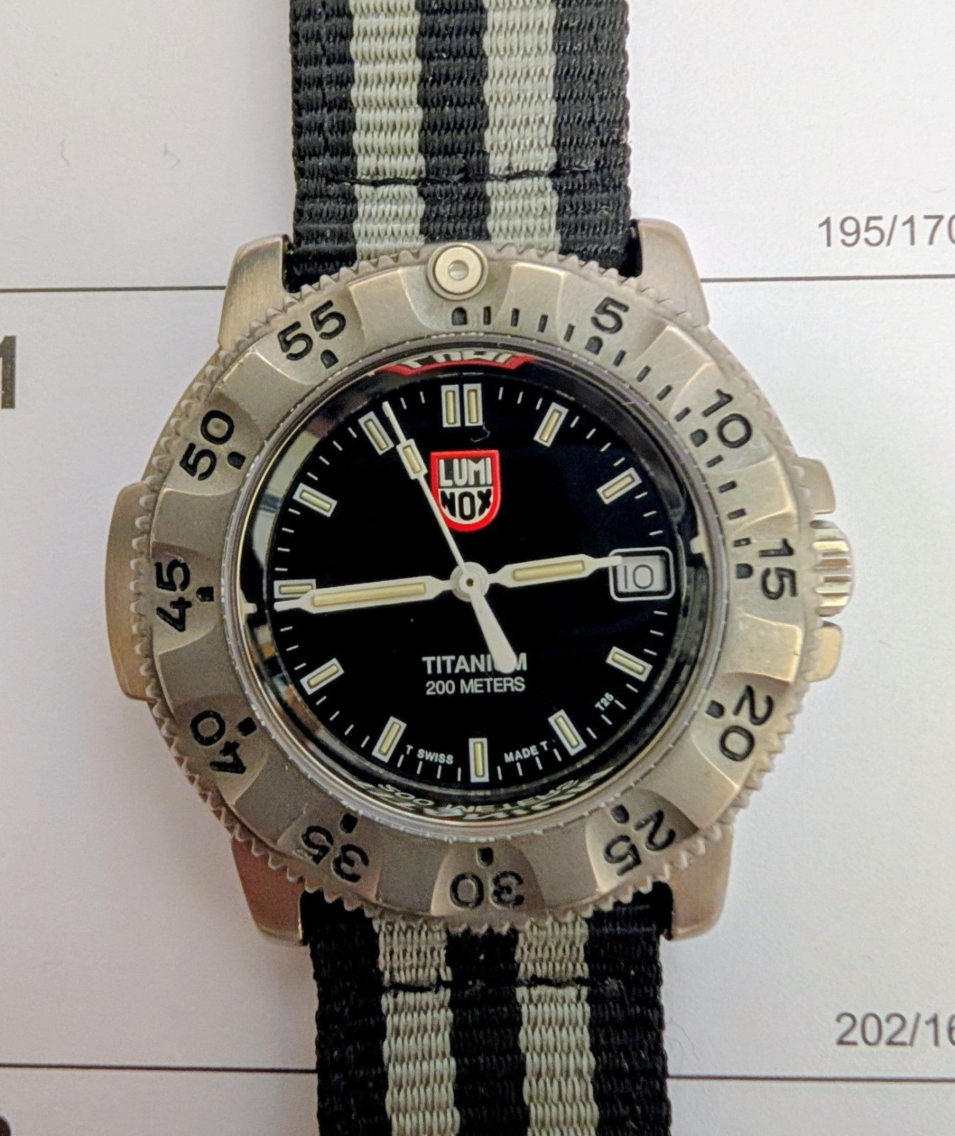 Luminox Navy Seal 3-H MBM Titanium & Sapphire Crystal
