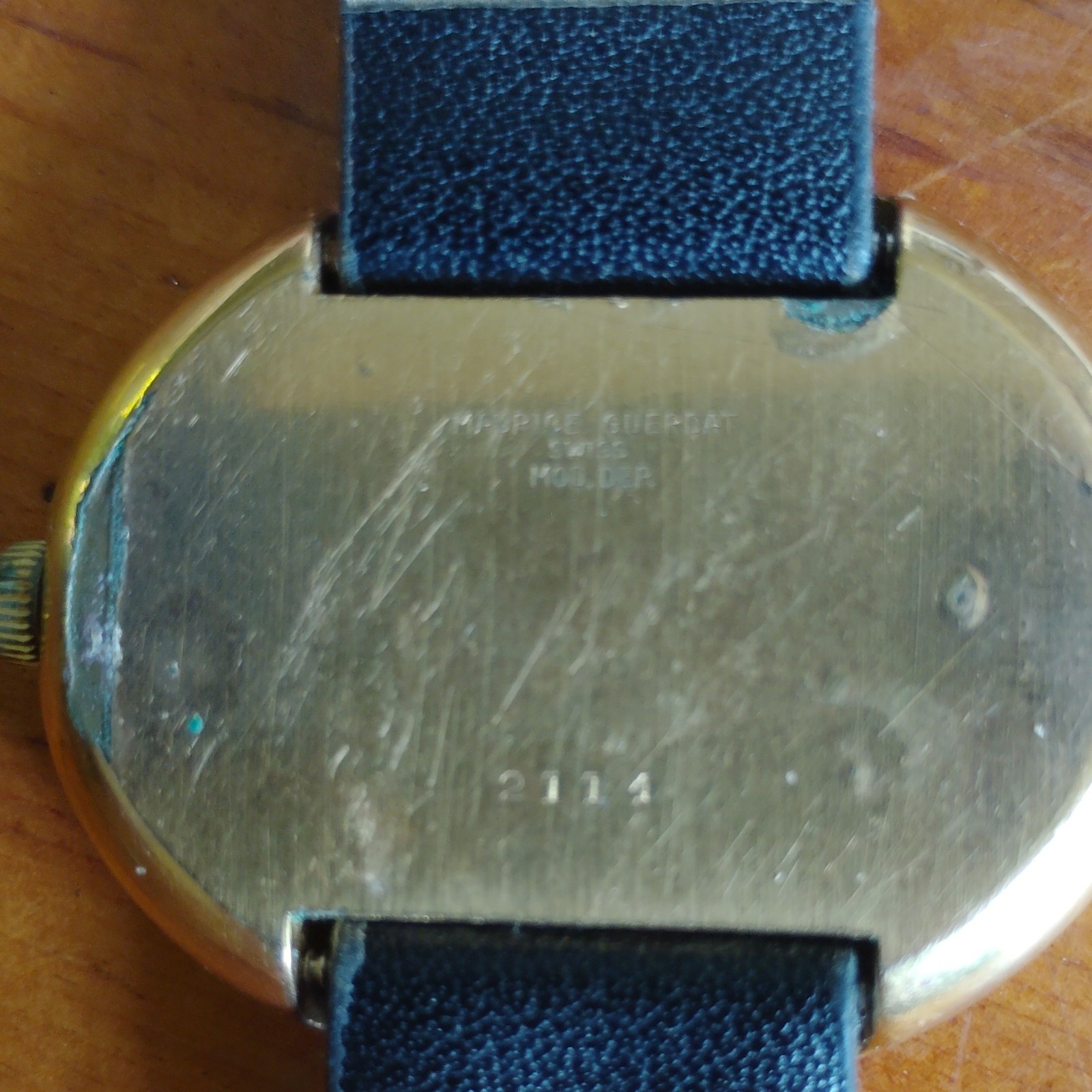 Alain Gerbault Clubmaster Quartz Watch Black Dial Gold-Tone Black Leather