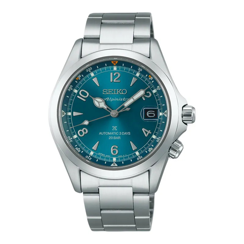 Seiko Prospex SPB503J1 Alpinist Automatic Tealpine Blue Dial Stainless Steel
