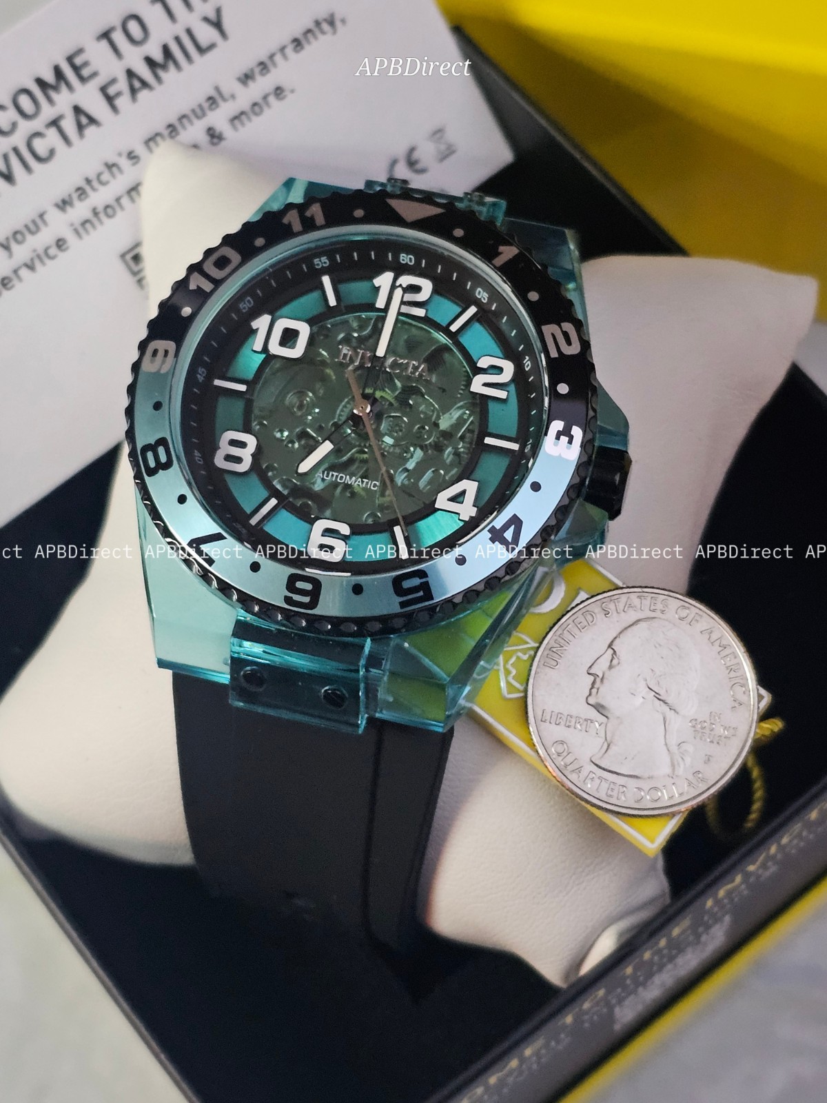 Invicta – Speedway – Mechanical AUTOMATIC Aquamarine – Anatomic Dial mens watch