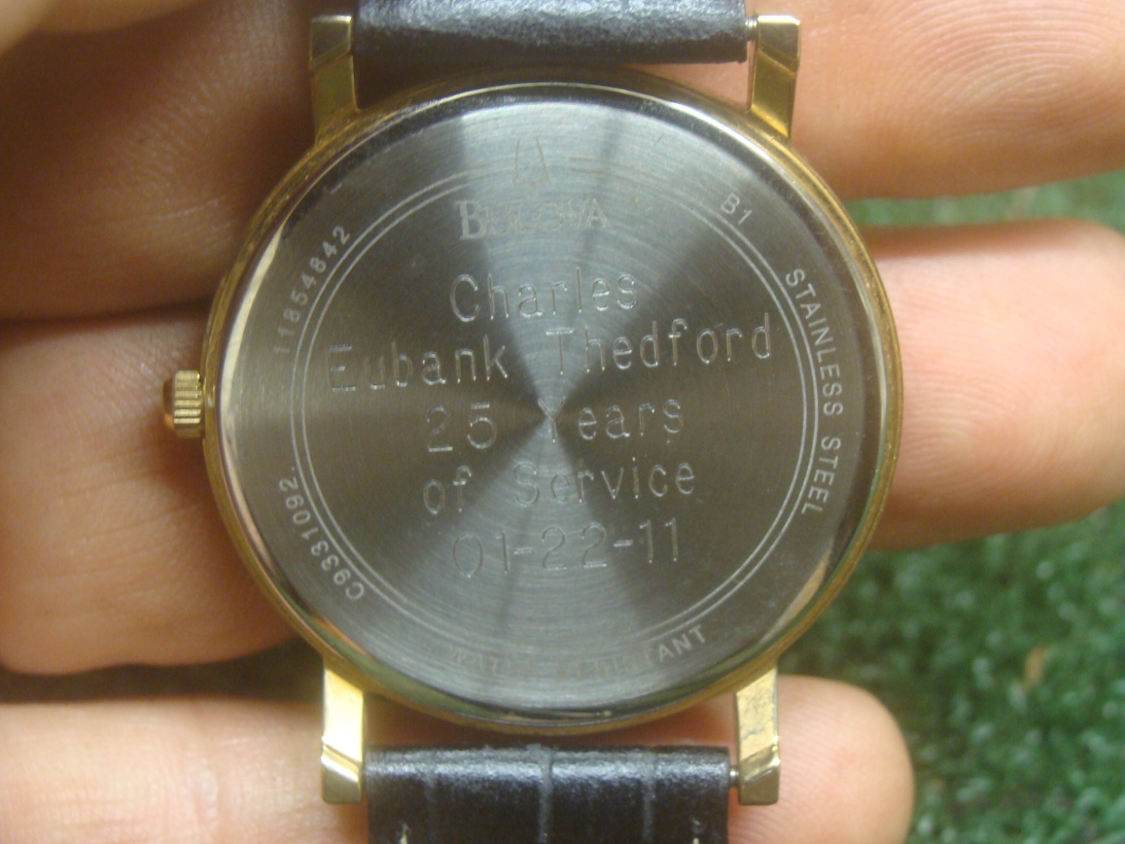 Bulova Bell Helicopter Textron 25 Year Service Watch 2011 – VERY NICE – new bat.
