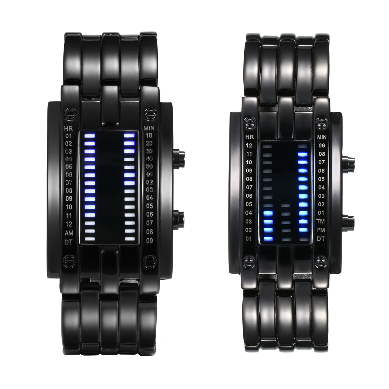 Men’s Women’s Binary Watches Luminous Sport Date Digital LED Couples Wrist Watch