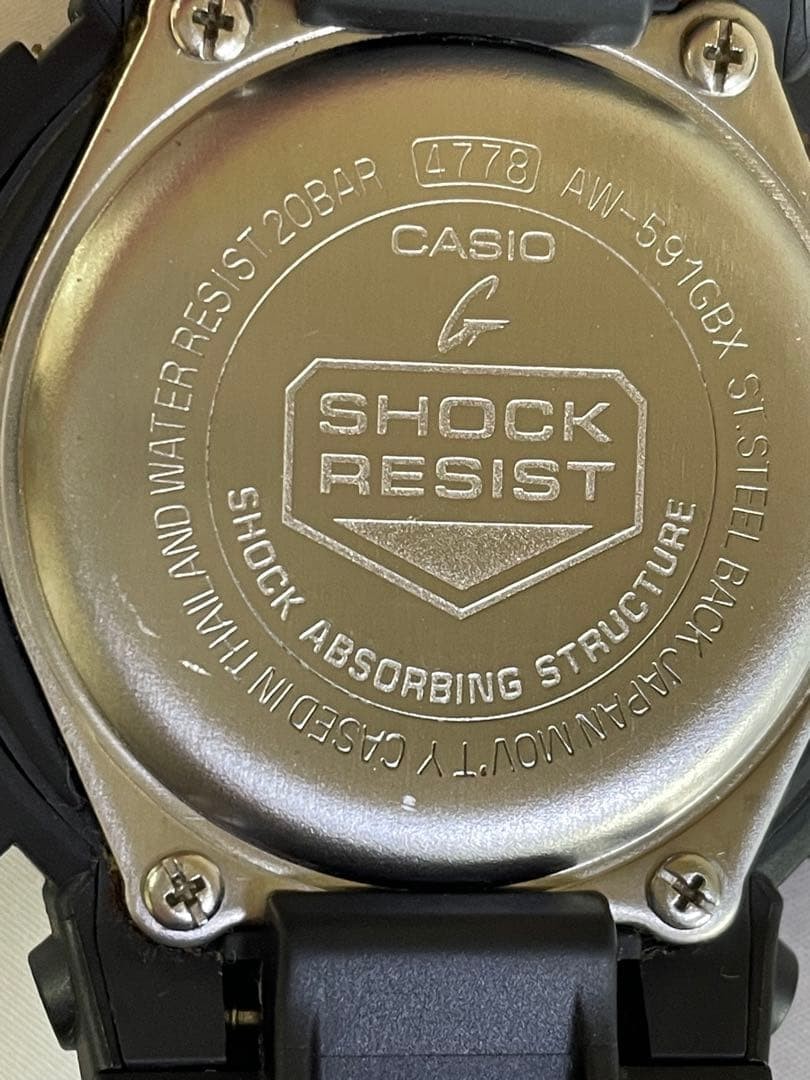 CASIO G-SHOCK AW-591 GBX Analog-Digital Watch 【USED】