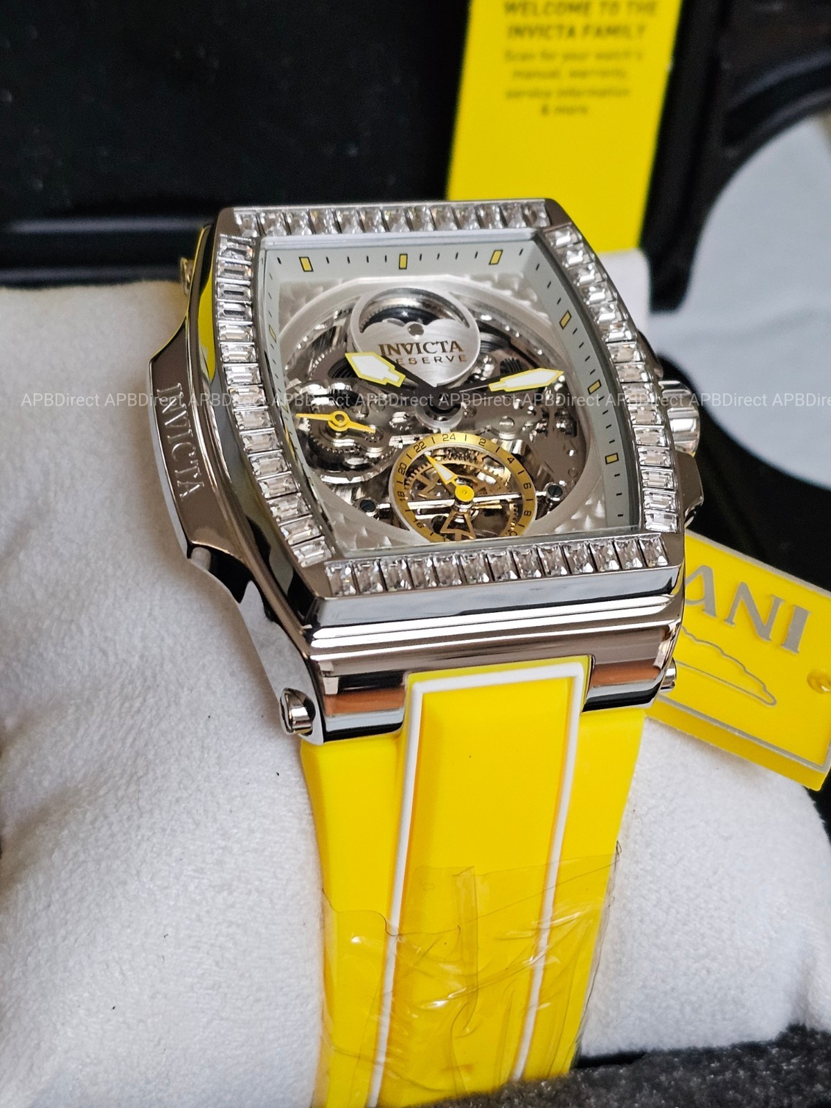 Invicta – S1 Rally – DIABLO – Dual Time Automatic – Yellow – Reserve Mens Watch