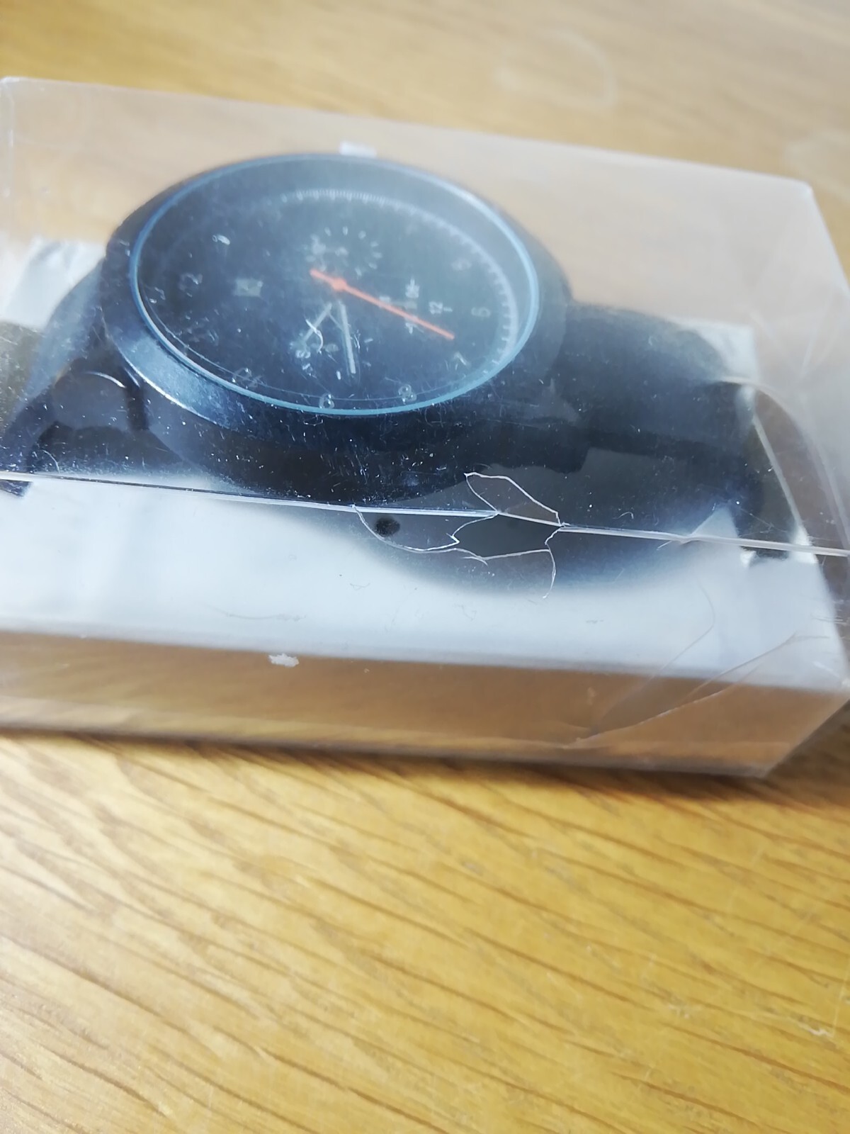 Mens Watch Black Silicone Strap Gloss Finish Dial Spirit New Boxed ASPG42