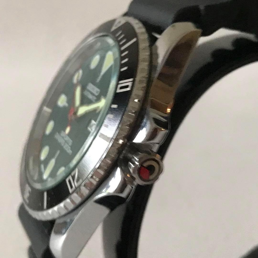 Seiko Diver Automatic Watch US 6 / UK 4 Black Green Vintage Japan Auth 064660