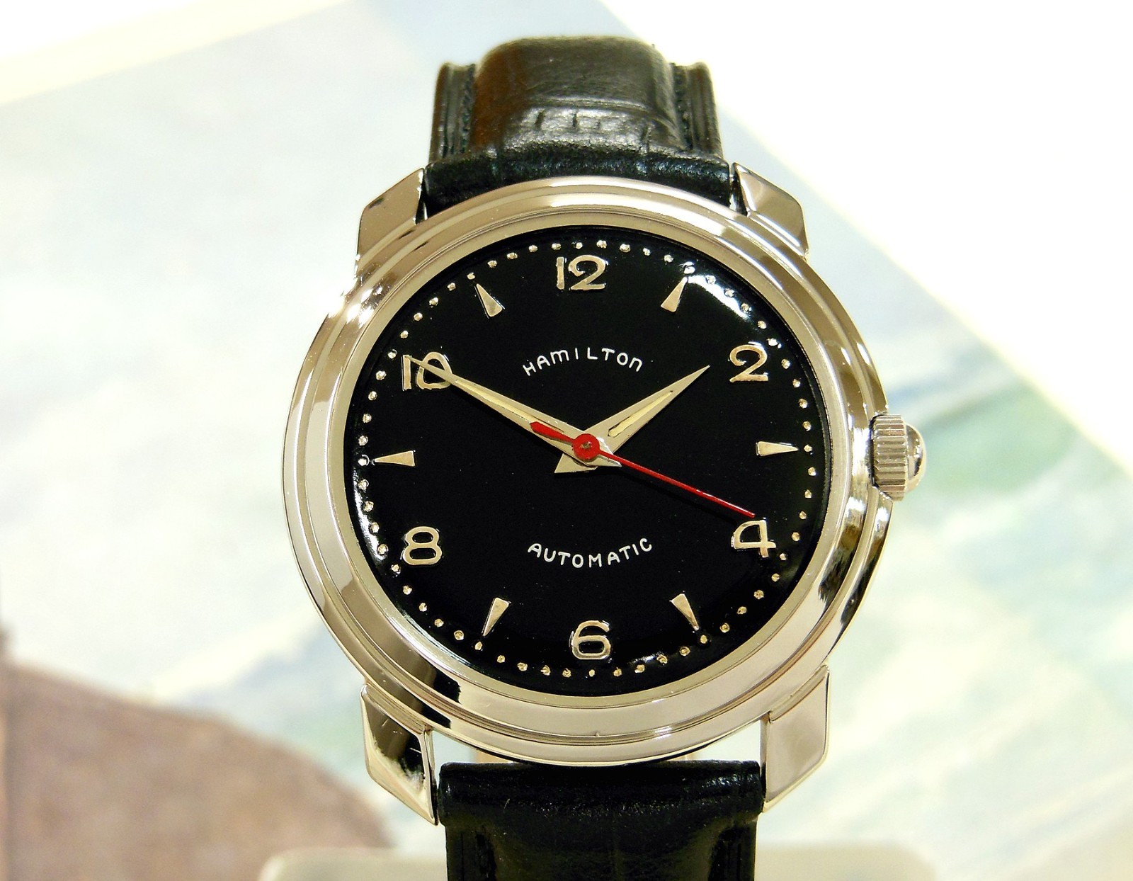 1950’s Vintage HAMILTON K-503, Stunning BLACK Dial, Serviced / Warranty
