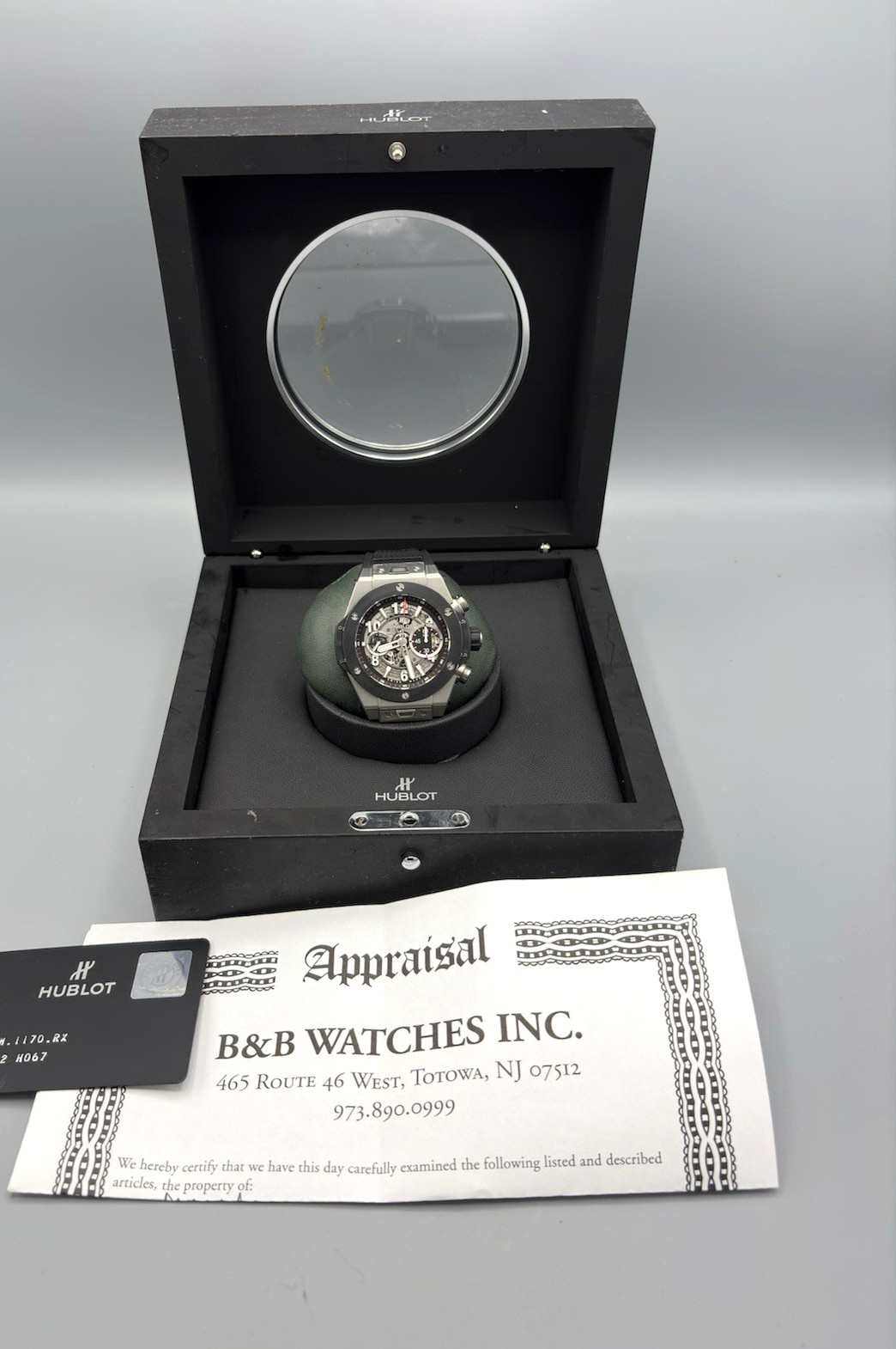 Hublot Big Bang 411.nm.1170.rx Men’s Titanium Watch Automatic 48mm