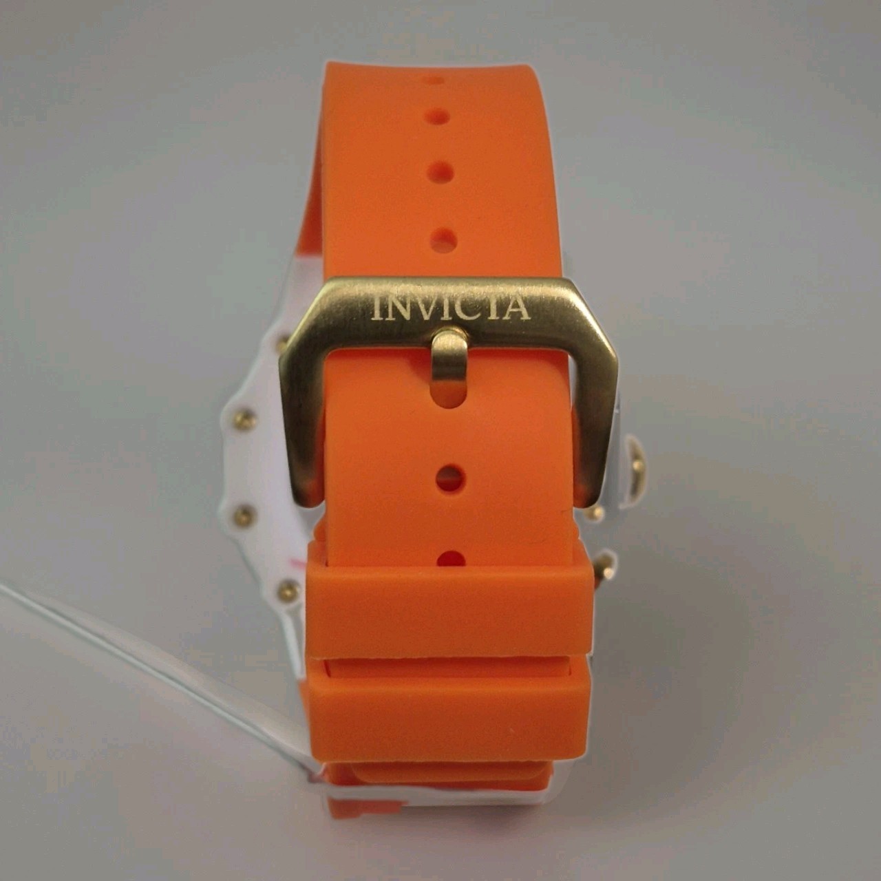 Invicta Racing Vaulthan Men’s 44mm White Orange 69651 NEW w Warranty NY KNICKS