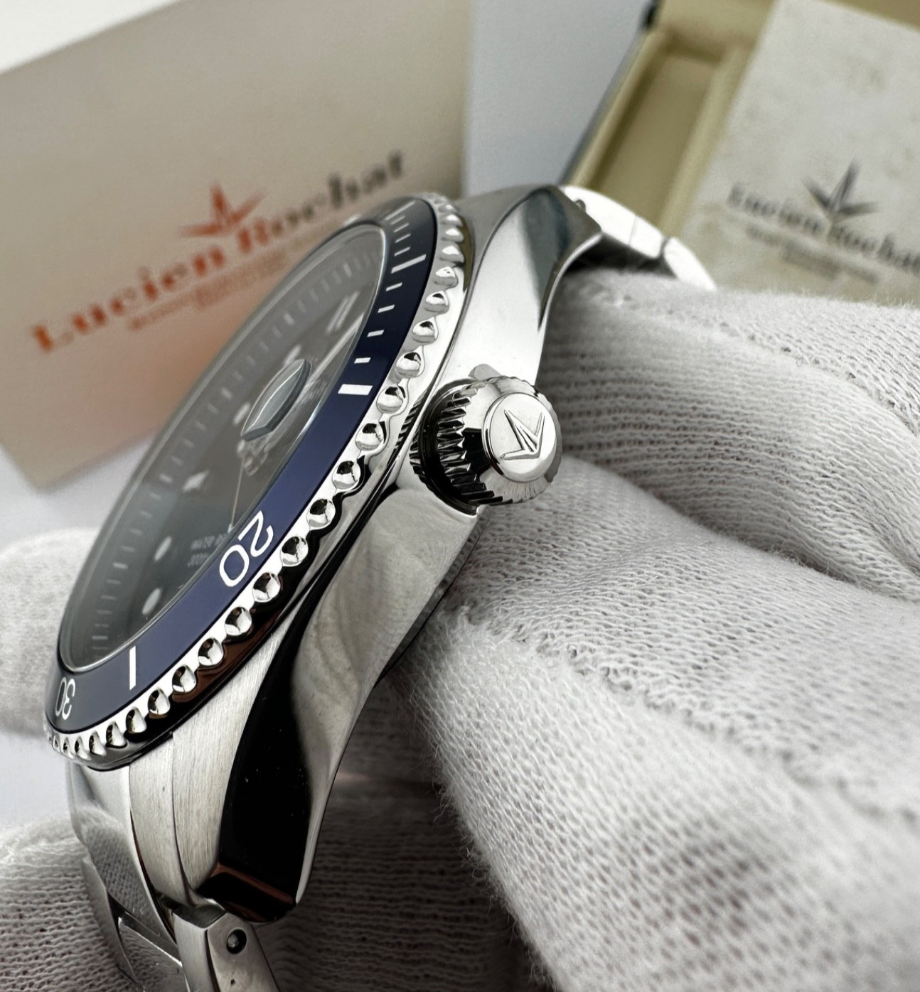 Lucien Rochat Men’s New Diver Watch Steel 43Mm Quartz Ref: 83947477