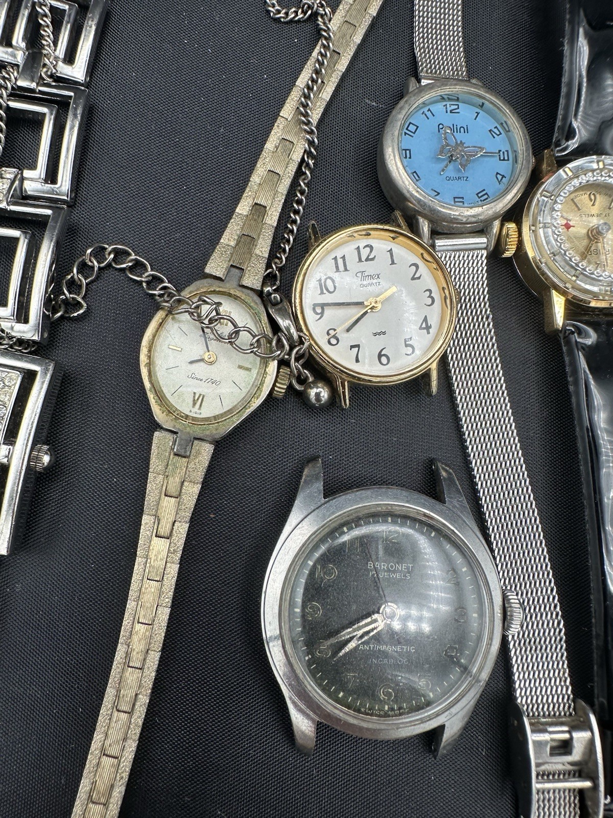 Watch LOT Timex Baronet Dakota Cato Anne Klein II PLUS VARIOUS AS IS REPAIR LOT