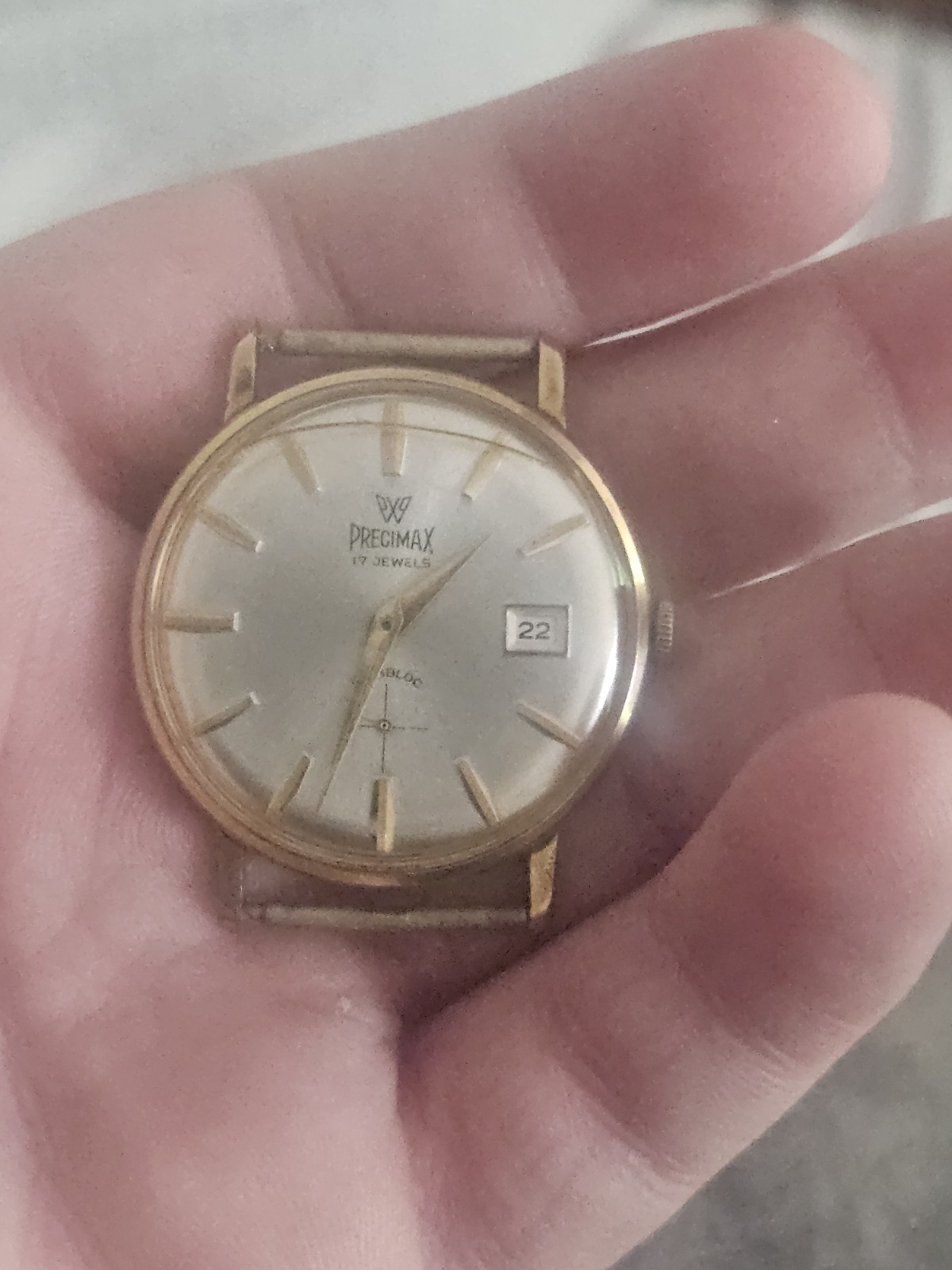 Precimax 17 Jewels Mechanical Manual Wind Men’s Watch