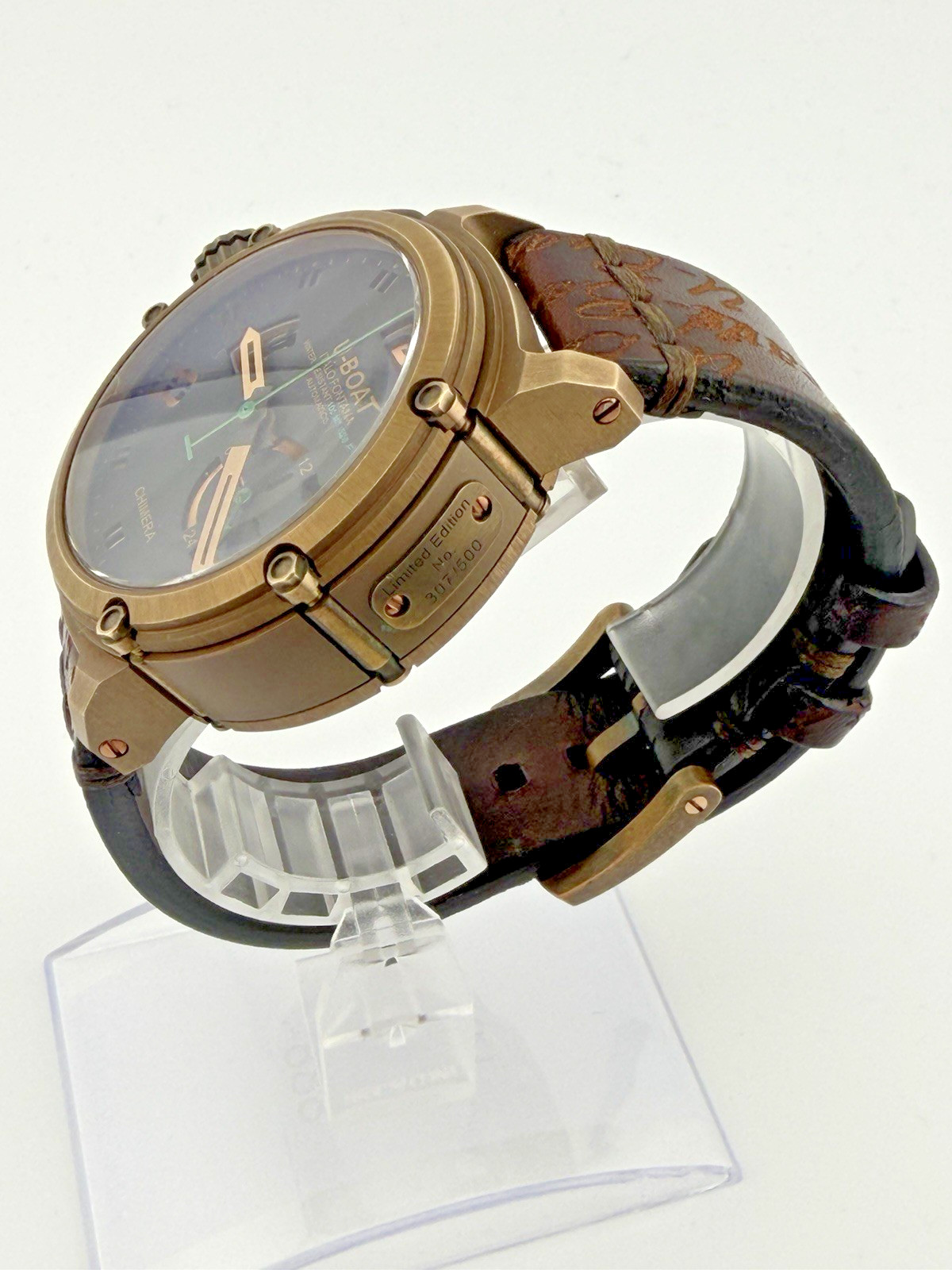 U-BOAT Chimera 46mm Bronze Auto – ETA2824-2 – Brown Leather Strap