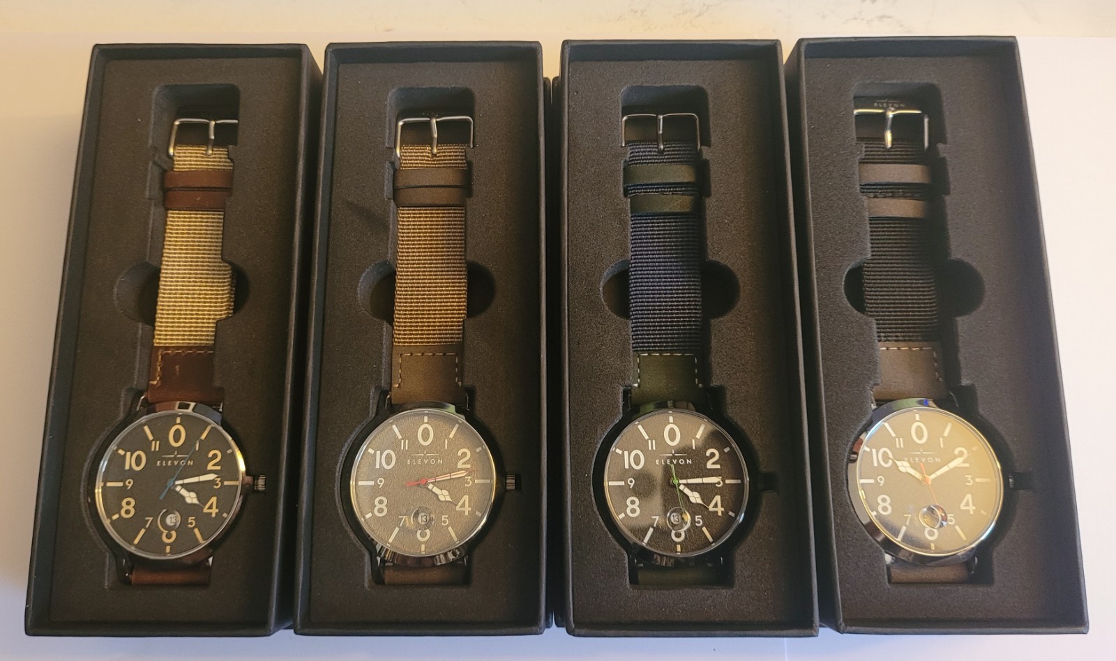 #ELEVON Mach 5 watches for men – Set of 4 – Excellent Condition!
