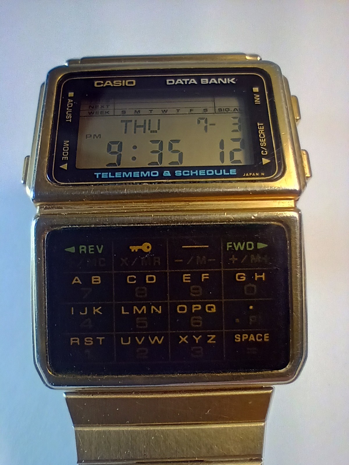 Vintage Casio DBC-600G Data Bank Calculator Watch – Module 563 (Rare, Japan M)