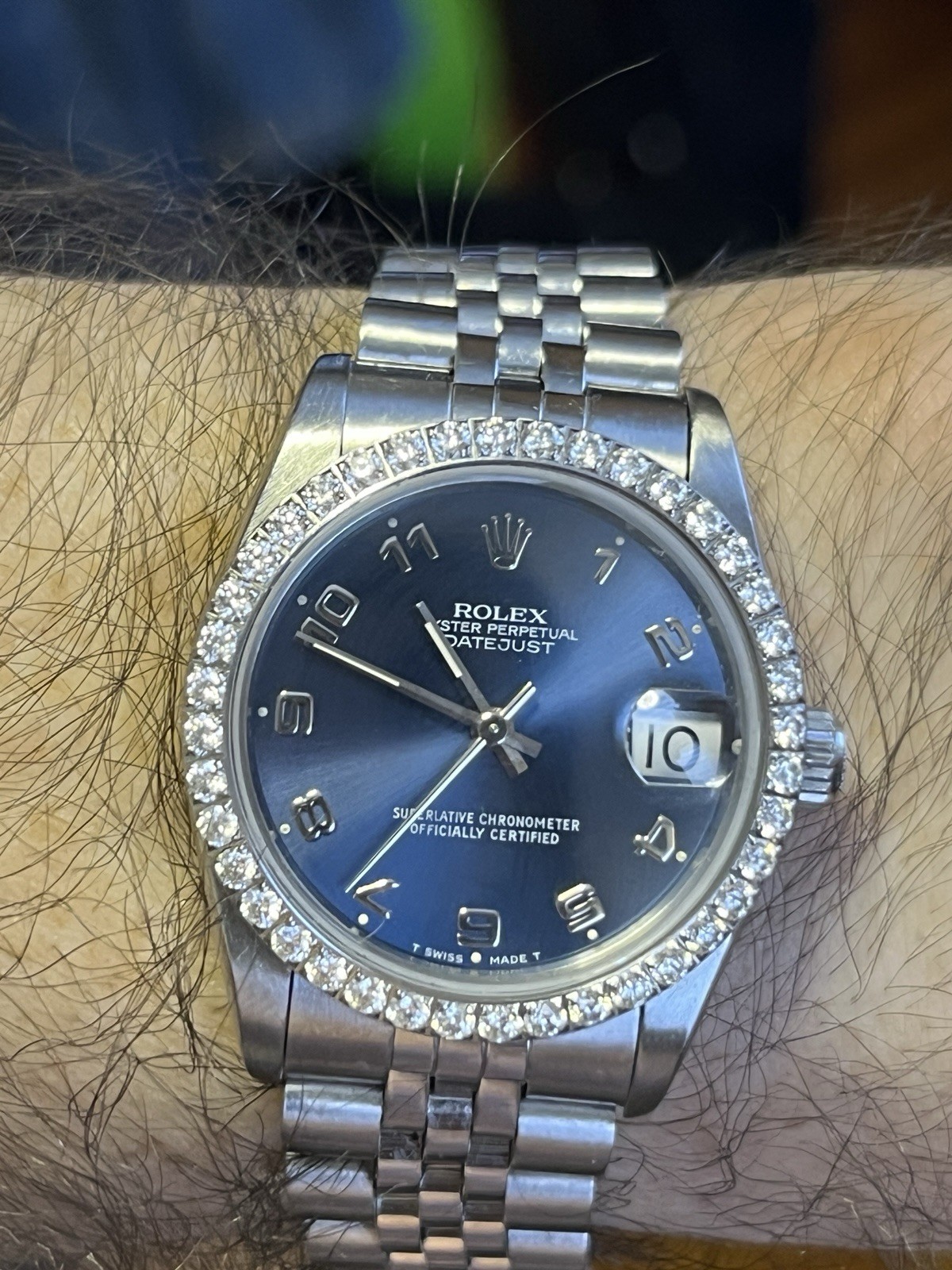 Rolex 31mm Datejust 68274 No Holes Case Authenticity Verified Polished Cleaned
