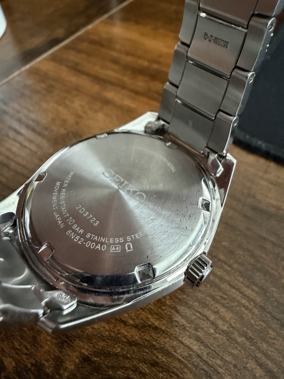 USED Seiko SUR311 Men’s Quartz Watch – Stainless Steel – New Battery