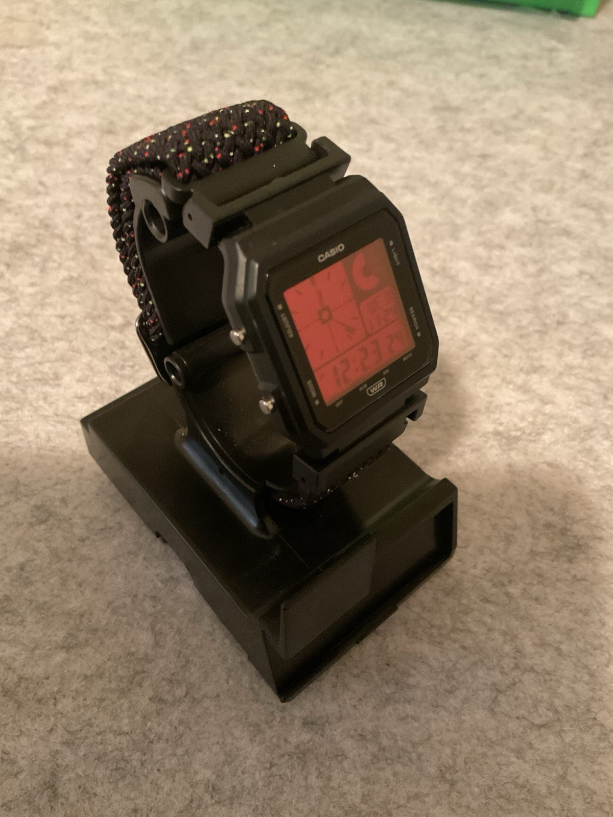 New Black Multicolor Modified Casio LF20w