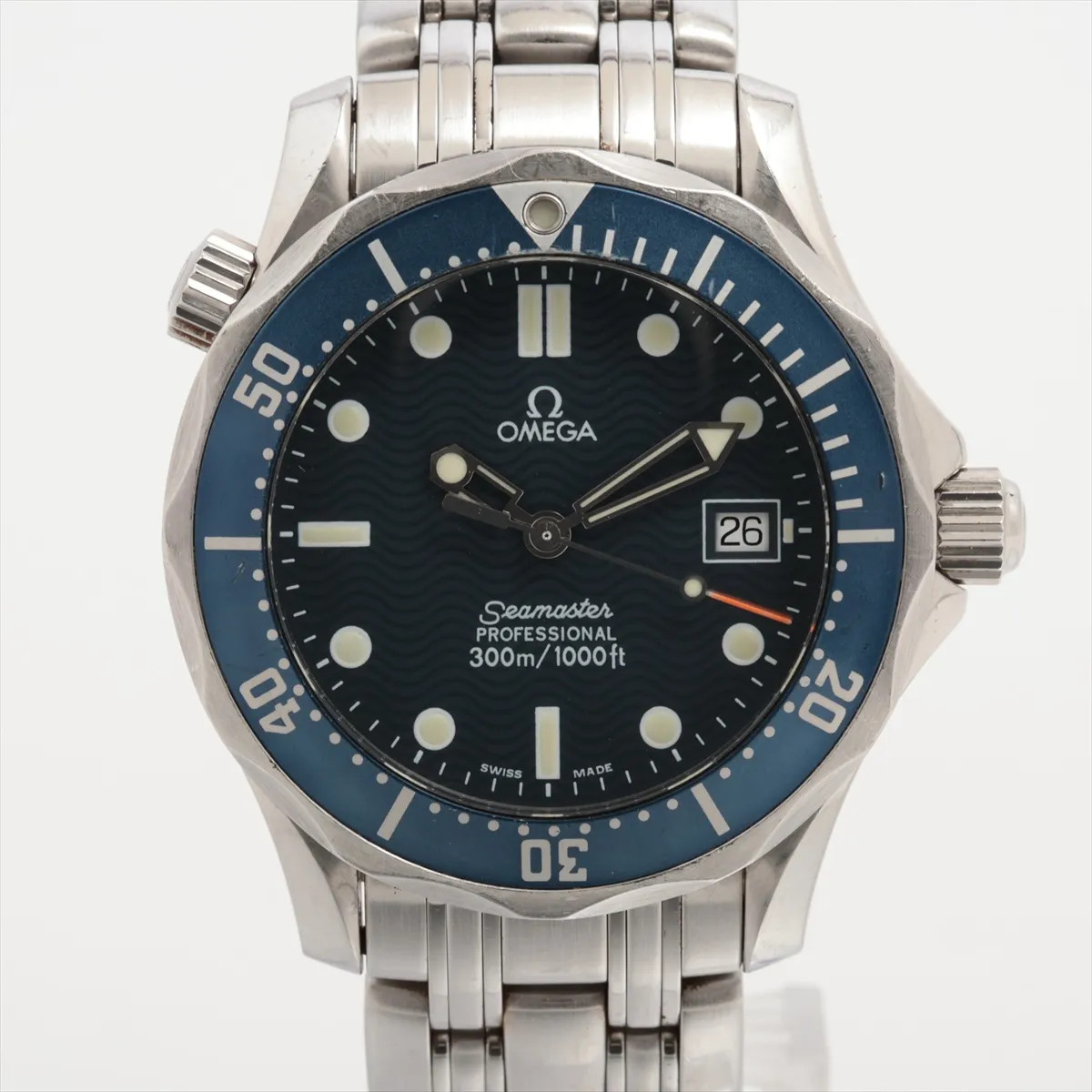Omega Seamaster 2561.80 SS SS QZ blue dial