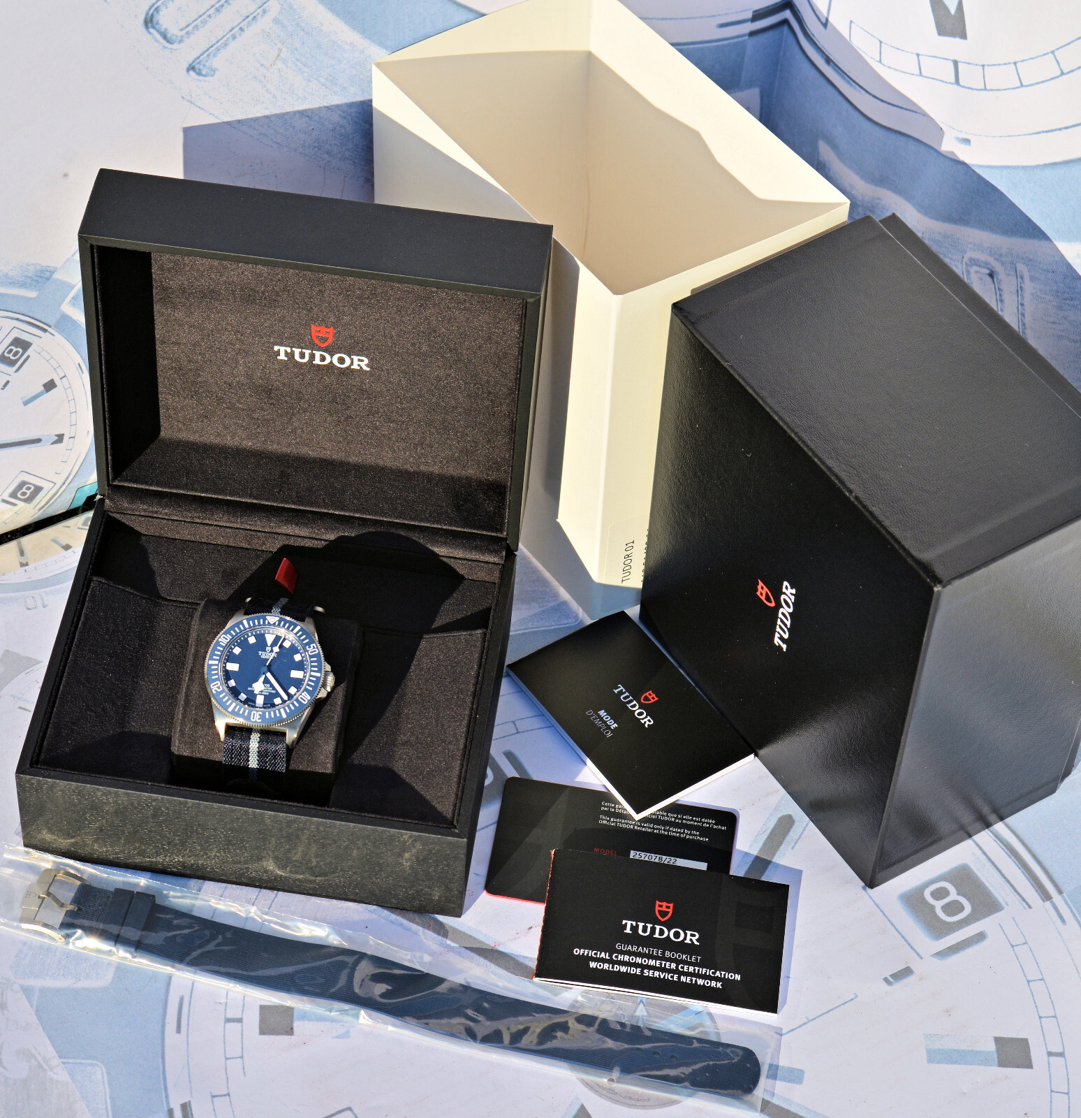 Tudor Pelagos FXD M.N.22 Ref. 25707B/22 New Never Worn With All Accessories