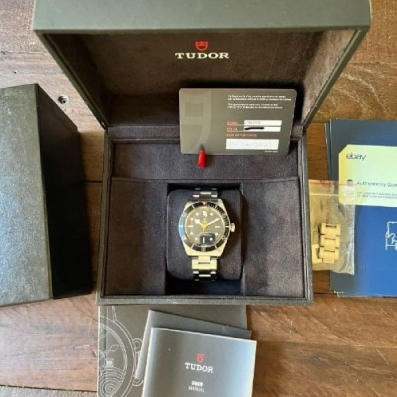 TUDOR Black Bay Men’s Black Watch- Hardly Worn, Contains Extra Bracelet Links