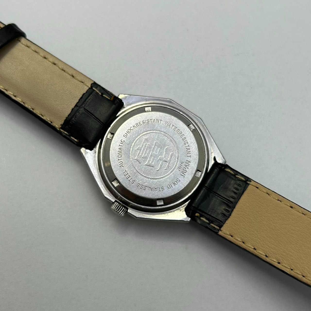Fuji Automatic Crystal 25 Jewels Day/Date Green Dial Vintage Men’s Watch