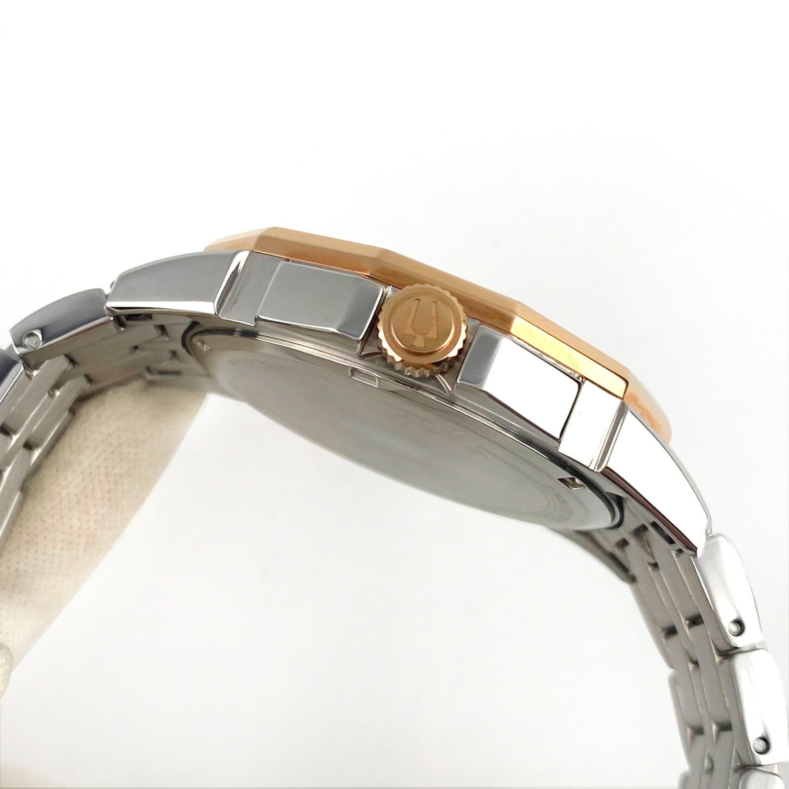 Bulova Octava 98C133 White Crystal Dial Two-Tone Quartz Men’s Watch