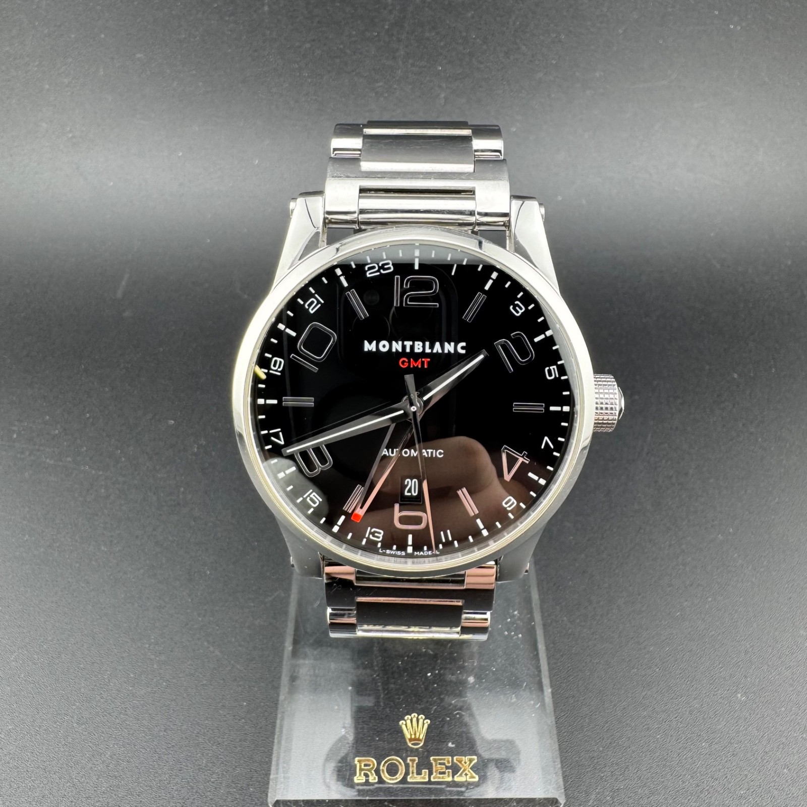 MONTBLANC TimeWalker GMT REF 7081 42mm Automatic Watch NO TARIFF