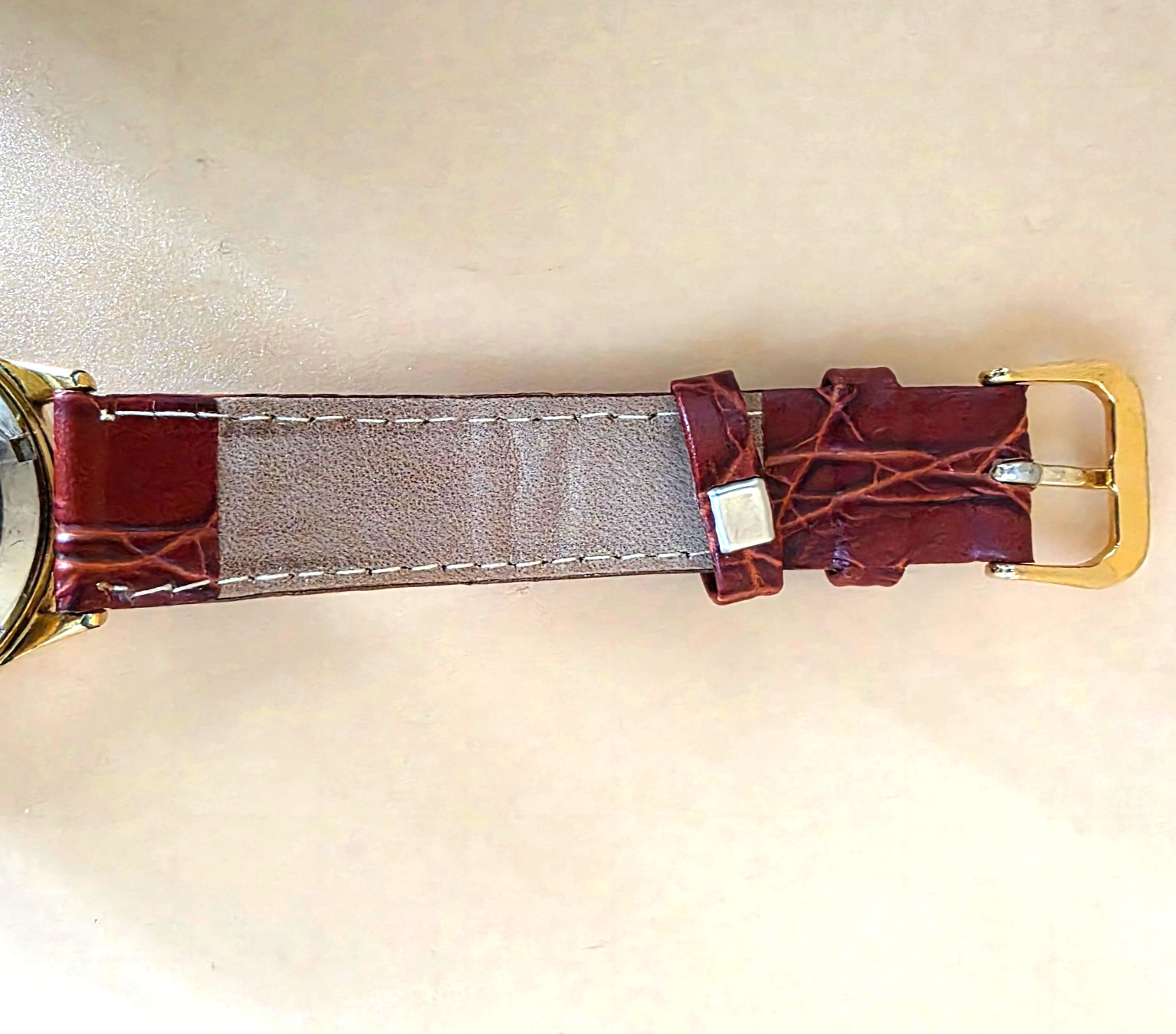 VTG Rare WAKMANN 709A Automatic 17 Jewel 1950 Swiss Incabloc 31mm Men Watch Runs
