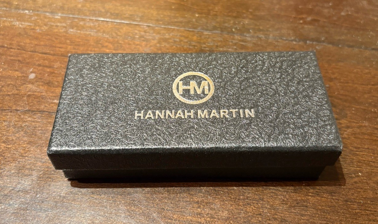Hannah Martin 40mm Silver Black Quartz Watch 7mm Thin Homage To Berneron Mirage