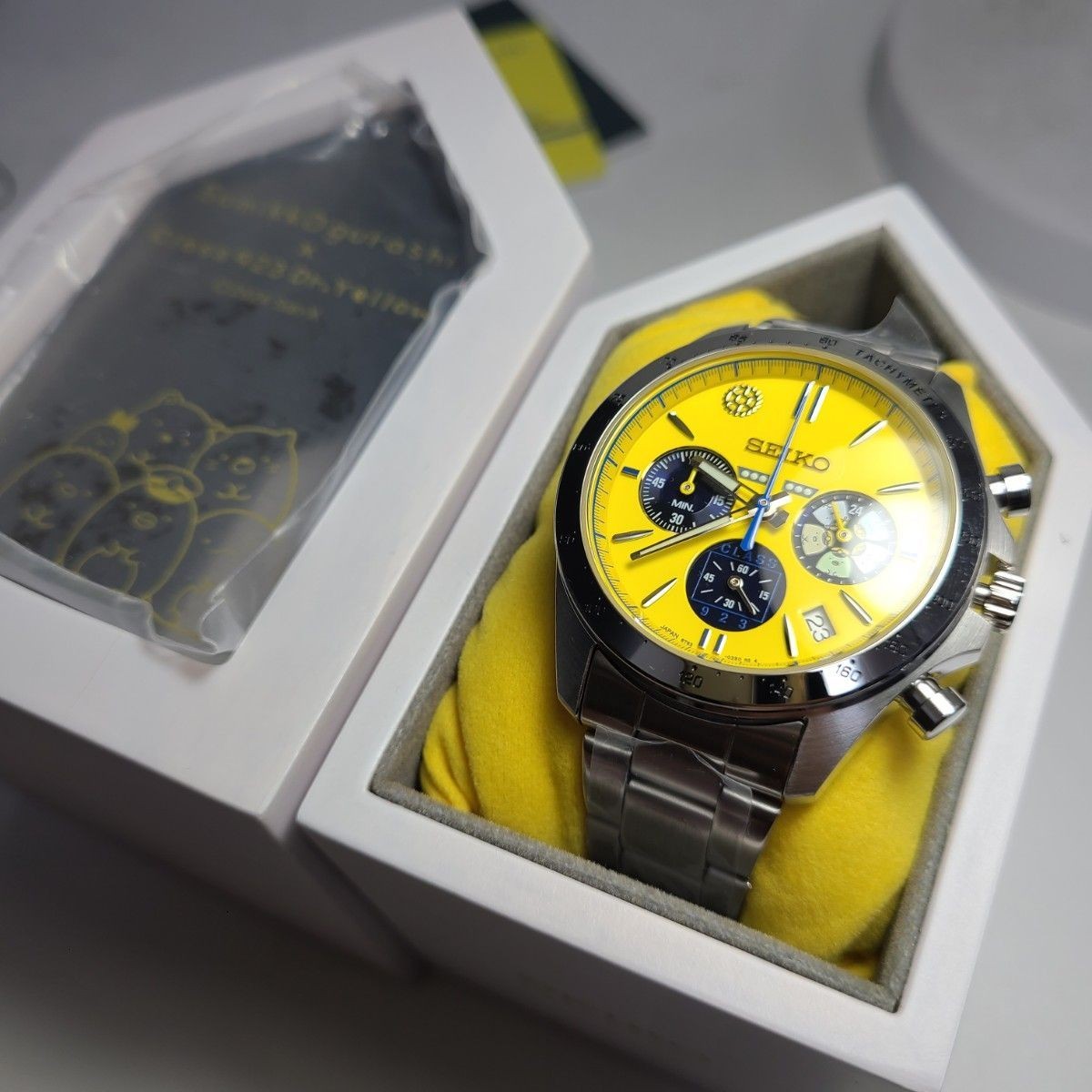 Seiko 8T63-03N0 Doctor Yellow Sumikko Gurashi Quartz Limited 5,000 pcs Watch