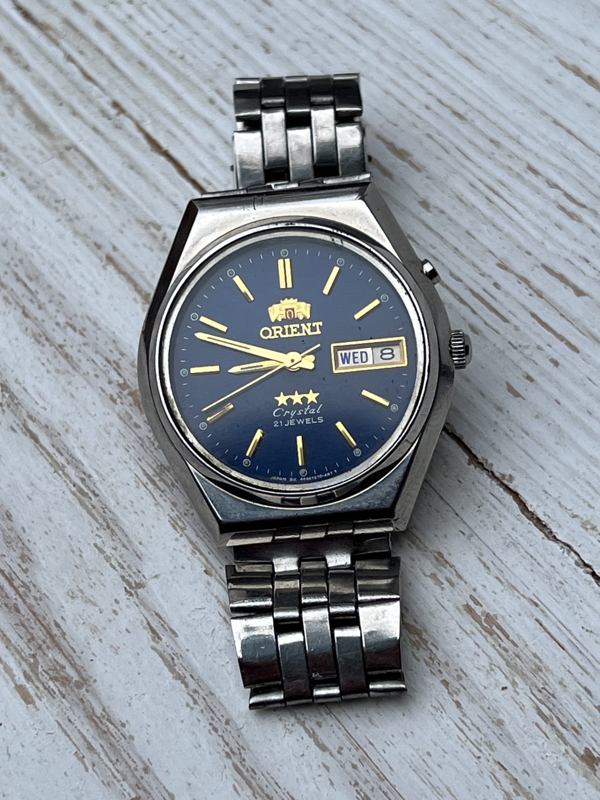 Vintage Watch Orient 3 Star 21 J Automatic Japan