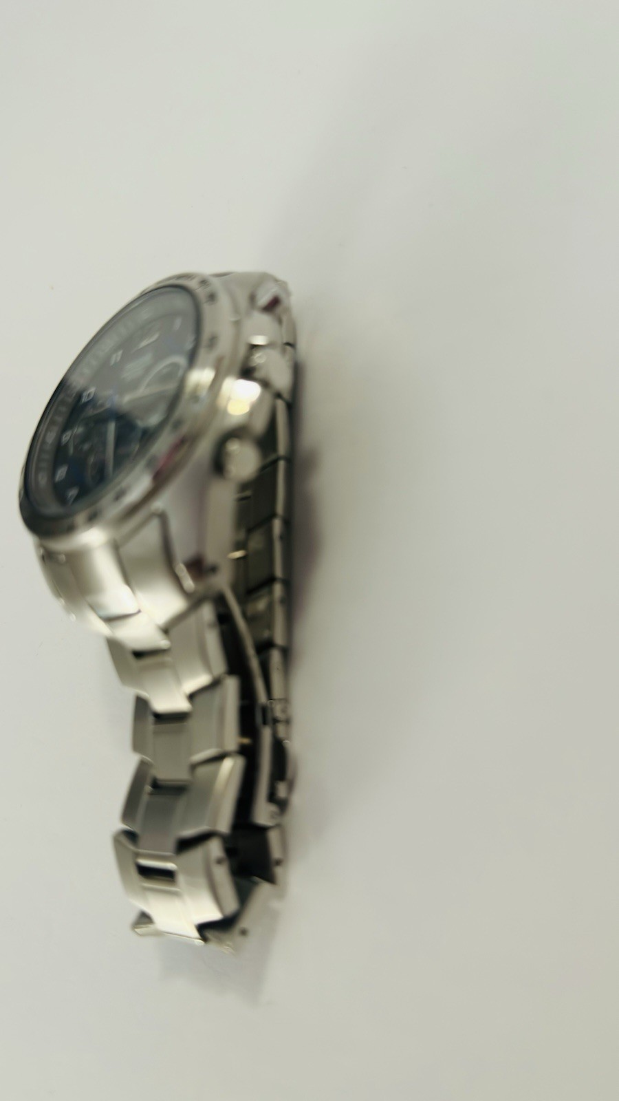 Pulsar Men’s Quartz Chronograph Tachymeter Date 100m Silver Steel Watch