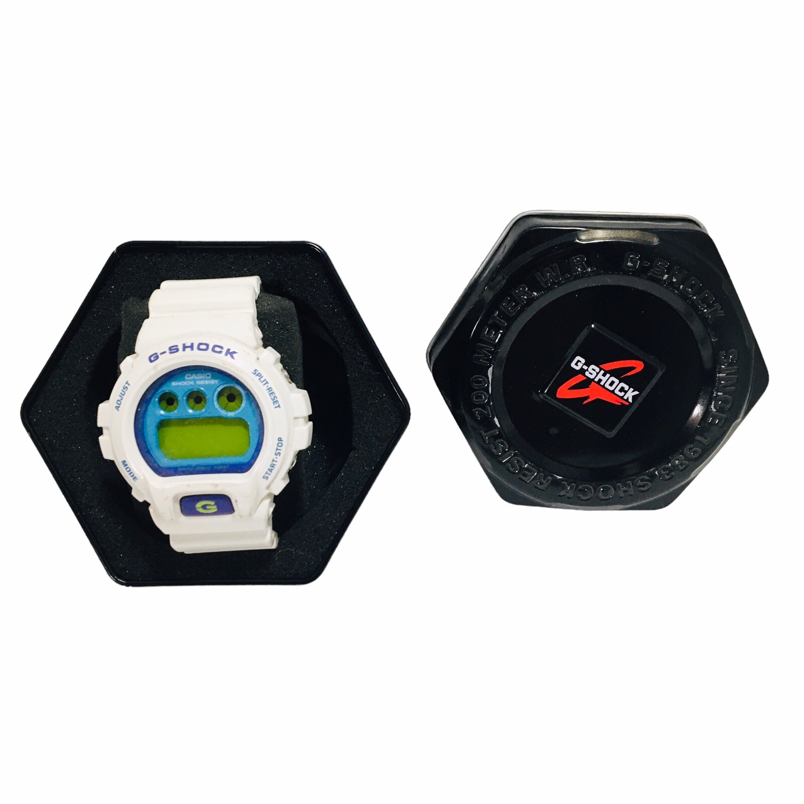 Casio G-SHOCK Men’s 3230 1289 Blue, Purple & White DW-6900CS-7 Digital Watch