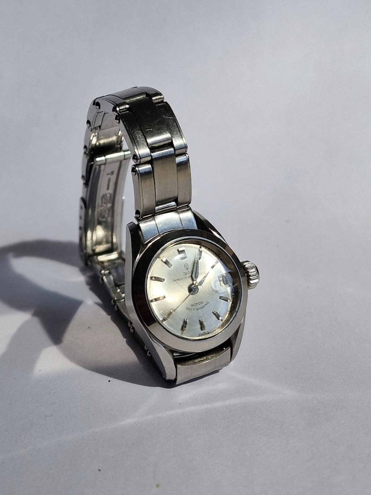 Tudor Princess Oysterdate Rolex Case Bracelet Watch 1966 For Repair