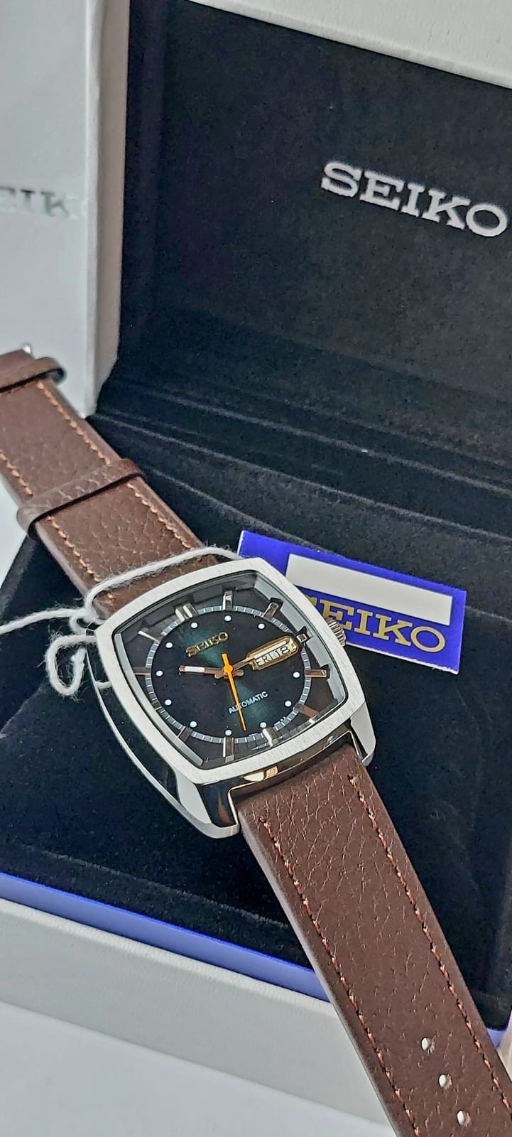 Seiko Recraft SNKP25 Automatic Men’s Watch – 7s26 – Green Sunbrust Dial
