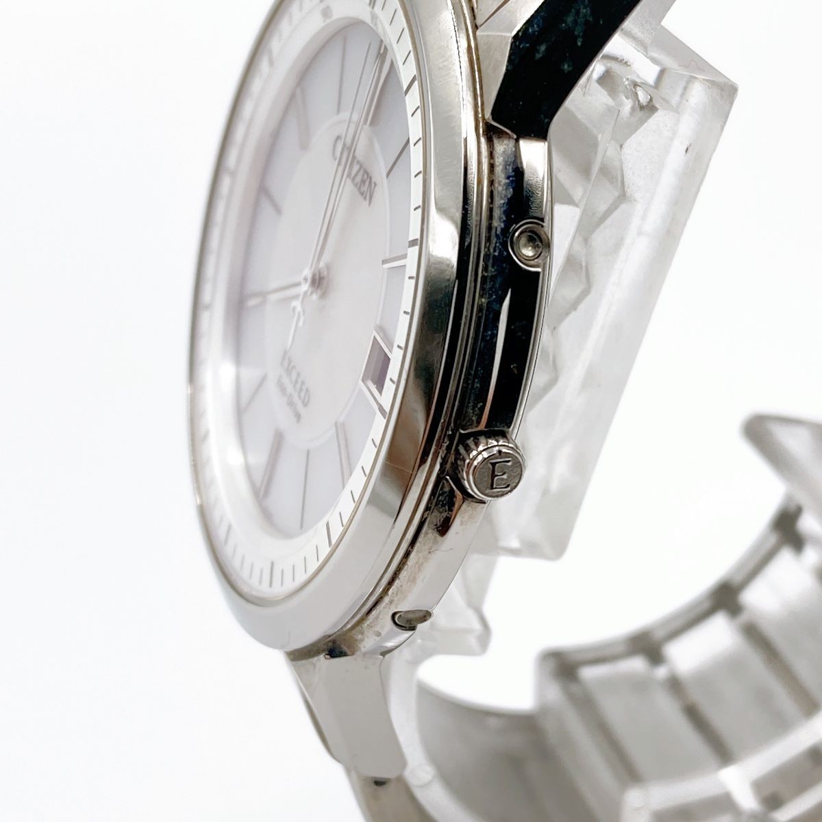 343 CITIZEN EXCEED Citizen Exceed Men’s Watch White Mother of Pearl Solar