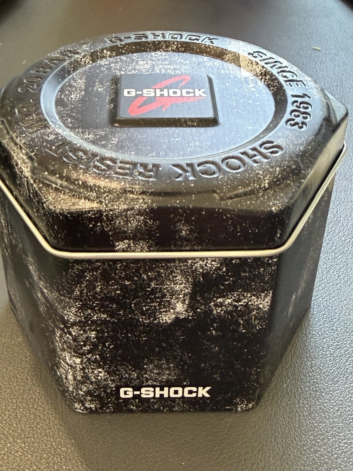 Casio G-SHOCK Mudman Digital ABC Sensors 200m 50mm Black Resin Strap w/ Tin