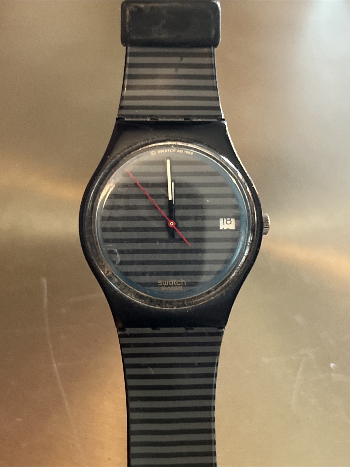 Swatch – Grey Line – GB411 – 1989 – Gent