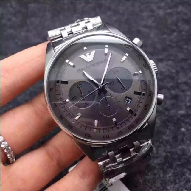 Emporio Armani Sportivo Ø43mm Chronograph Tazio AR5997 w/box &warranty,manual