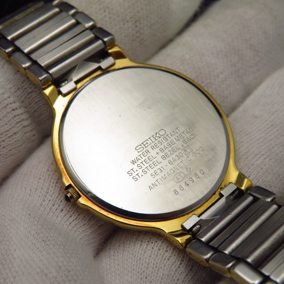 SEIKO Dolce Watch Combination Color Round Face