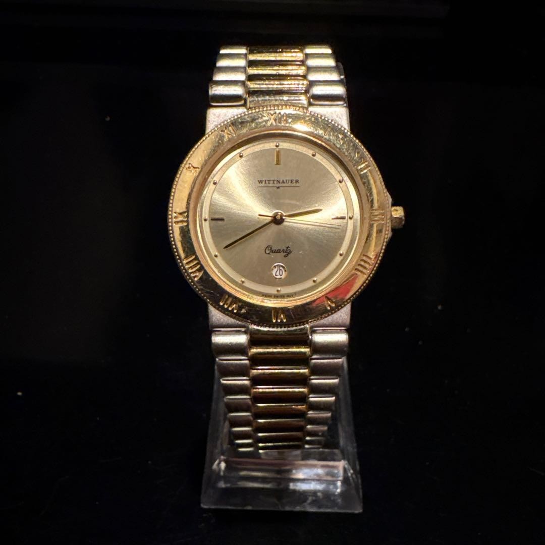 ⭐️ (Excellent Condition) Wittnauer Quartz Round 3-Hand Watch 【USED】