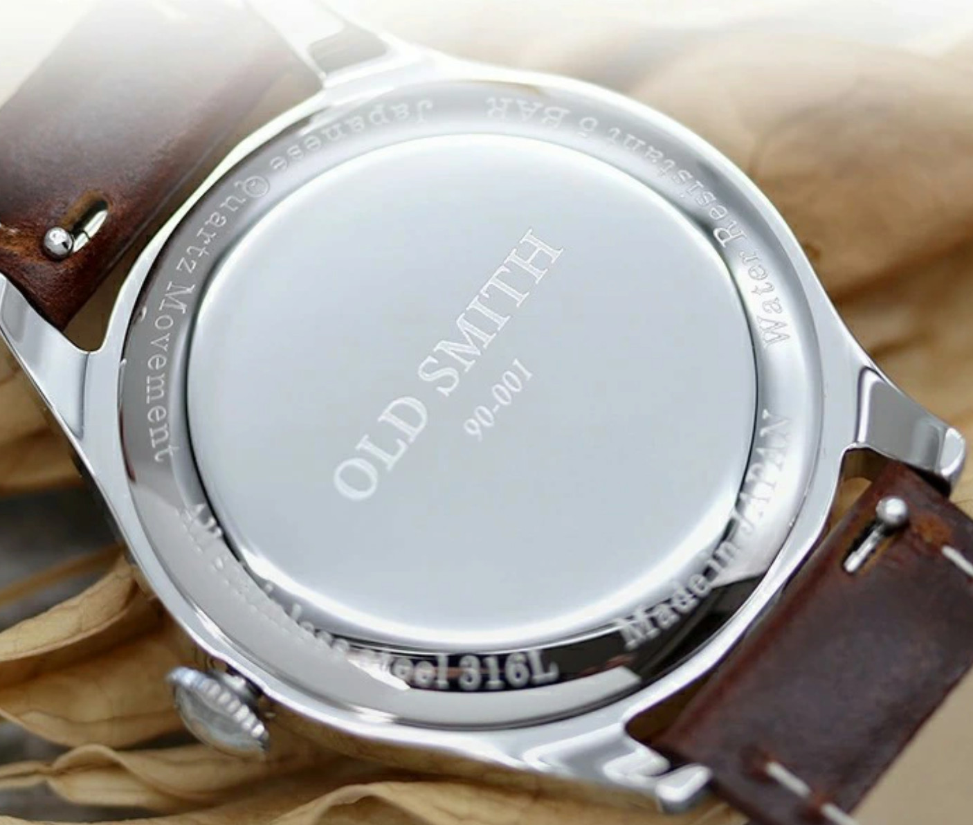 Kuoe Watch OLD SMITH 90-001 Unisex Quartz Made In Japan Kyoto Antique Design New