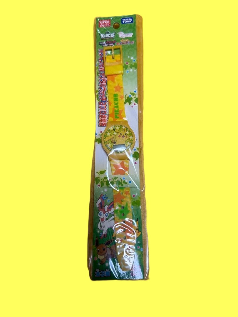 Pokemon BW Digital Watch 2013 Movie Pikachu Eevee Sylveon Takara Tomy New Sealed