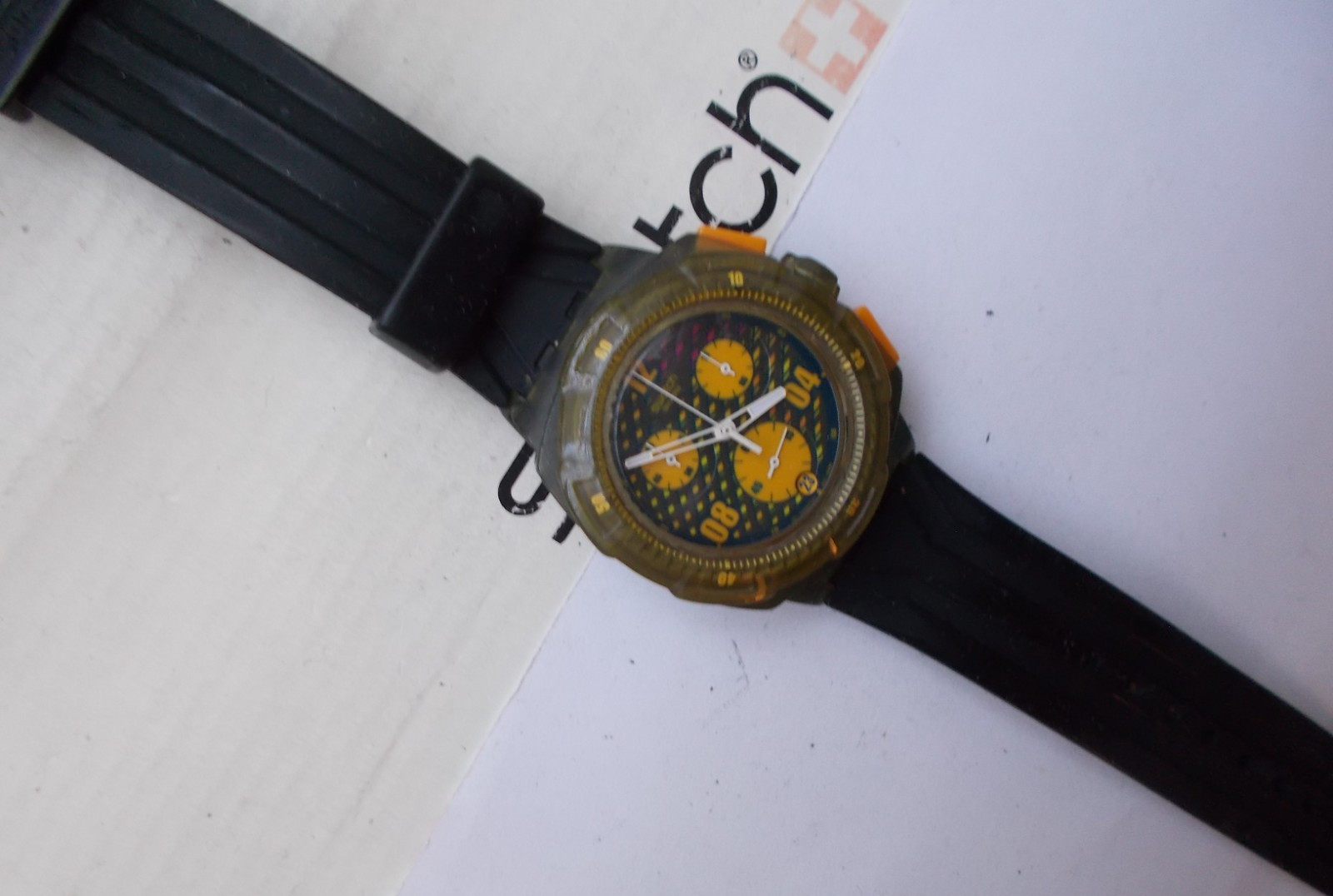 CHRONO ACCESS SWATCH ” SAND DIVER ” ’10 WOW RARE L@@K