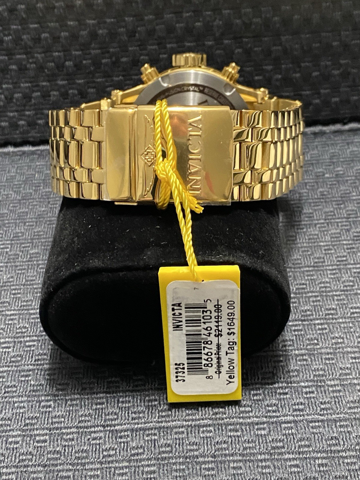 Invicta Reserve Subaqua Specialty.71 CTW Diamond Bezel Gold Watch, Model #37325