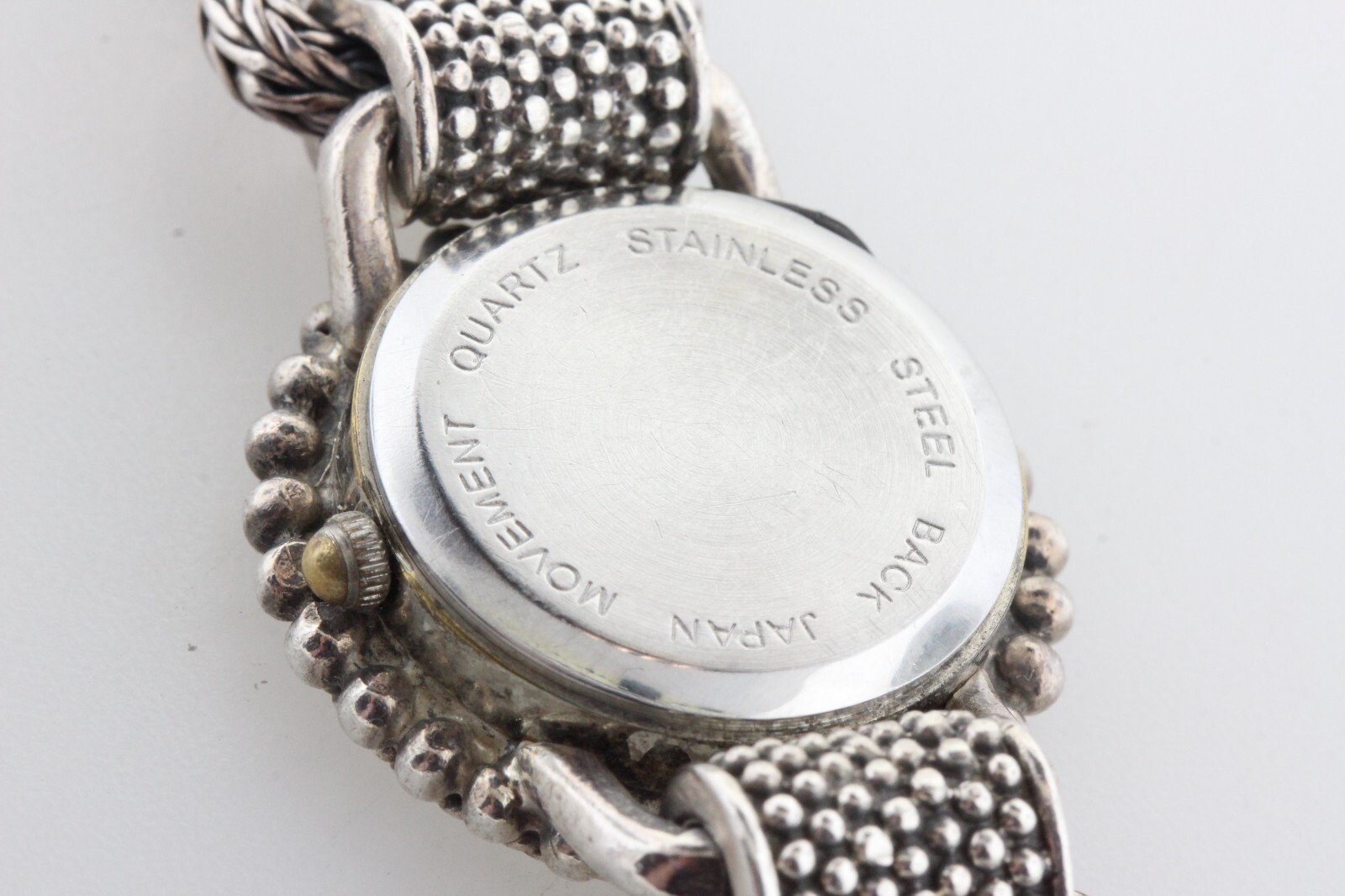 Suarti Bali BA Indonesia Sterling Silver 925 Braided Wheat Chain Watch 6.5″-8.5″